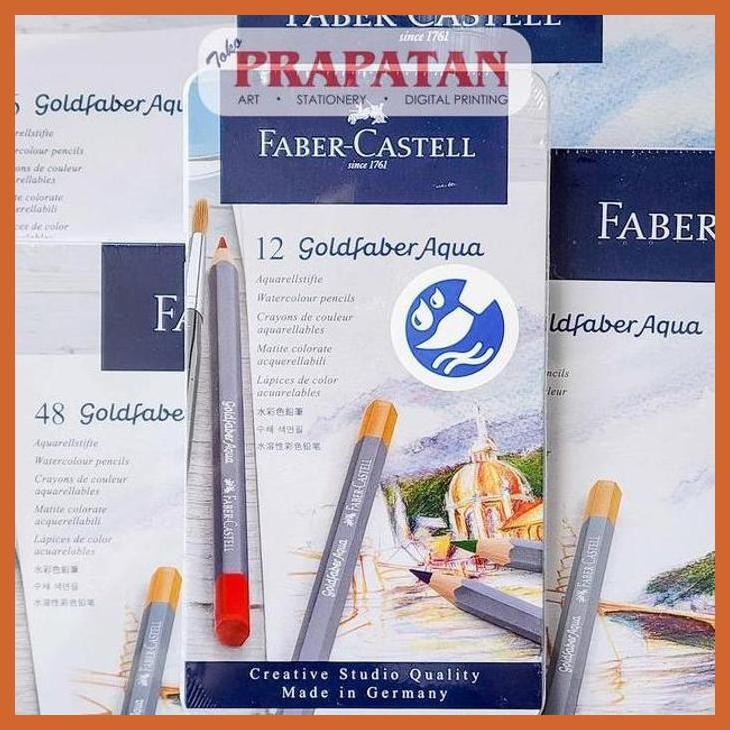 

(ATK) PENSIL WARNA FABER CASTELL GOLDFABER AQUA TIN CASE | COLOR PENCIL | CREATIVE STUDIO ALAT TULIS LUKIS SEKOLAH KULIAH GAMBAR KANTOR
