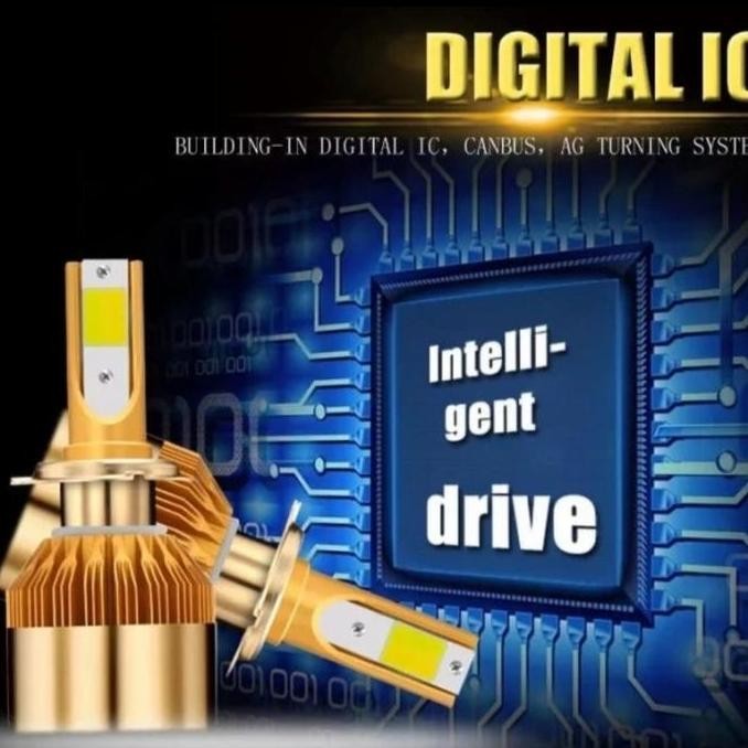 BOBLTECH Lampu Headlamp Foglamp Mobil Led Dua Warna H1 H3 H11 H7 HB4 12V - 24V Car