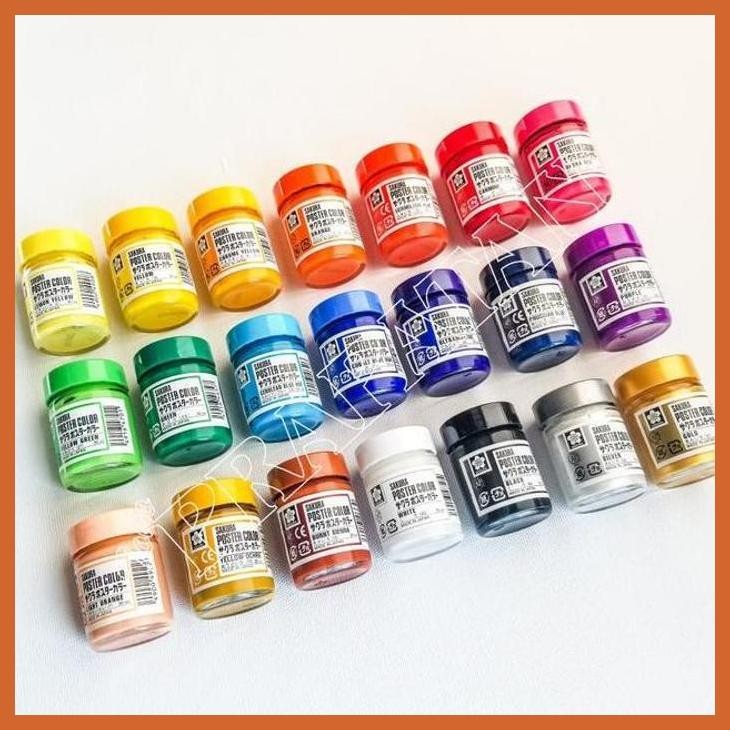 

(ATK) SAKURA POSTER COLOR 30 ML / CAT POSTER SAKURA 30 ML ALAT TULIS LUKIS SEKOLAH KULIAH GAMBAR KANTOR
