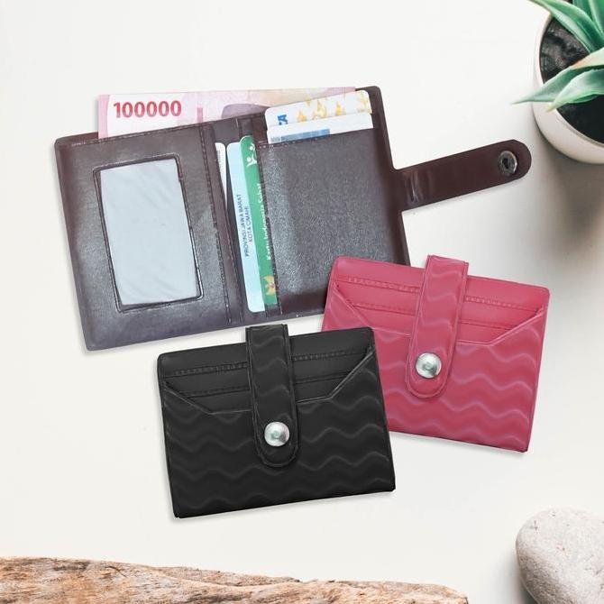 DT16 >> MK SHOP 073 DOMPET KARTU MINI GELOMBANG/DOMPET SIMPEL