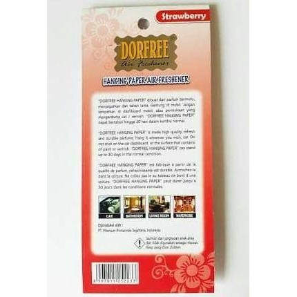 

DE9 >> DORFREE HANGING PAPER DORFRE PAPER TERLARIS ISI 2 PCS SWEET