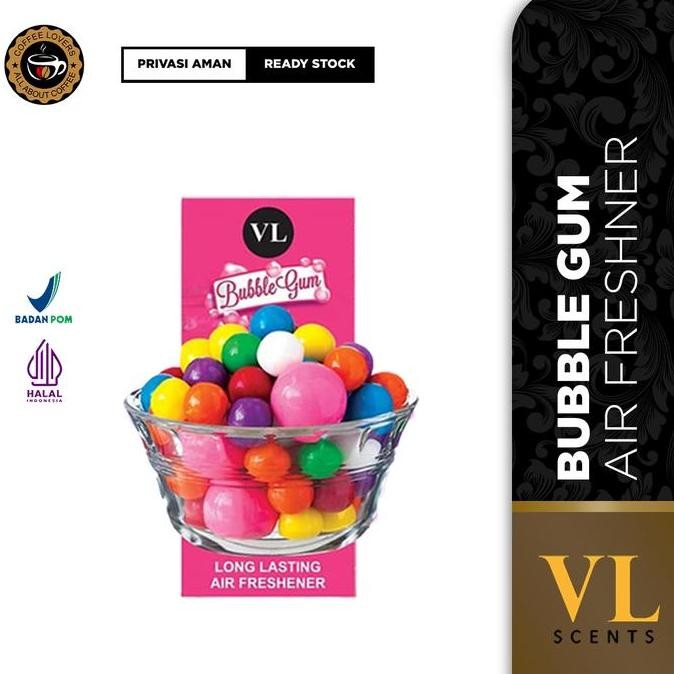 DB32>> VL Scents Pengharum Mobil dan Ruangan Aroma Kopi | Green Tea | Bubblegum | VL Scent Parfum Mo