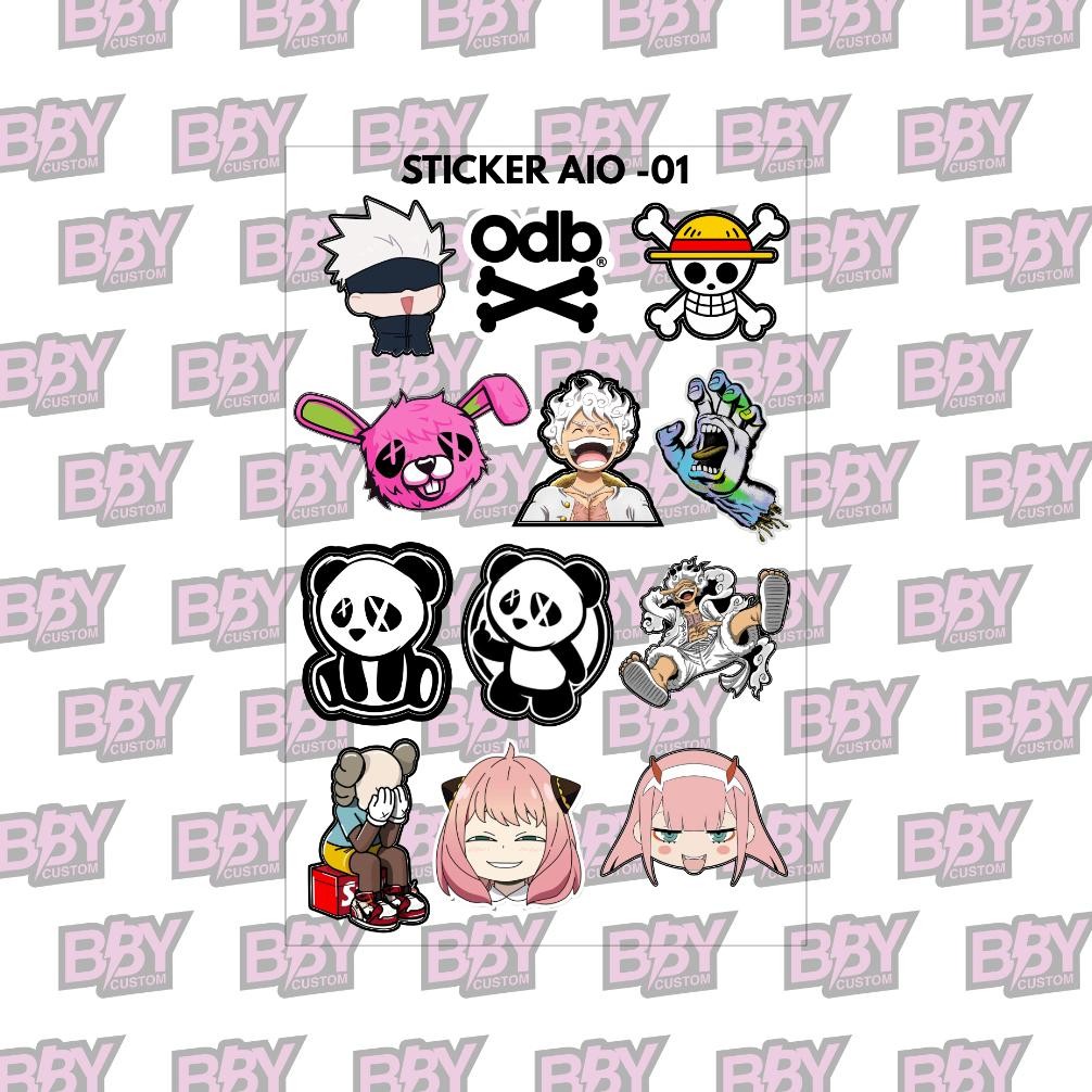 

[Kecil Bby Stiker Karakter Aio Rt-4