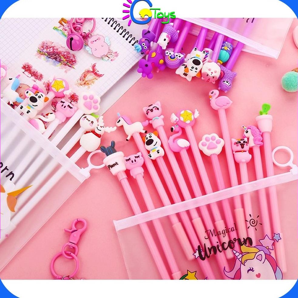 

Special Cr-A15 Pulpen Gel Karakter Lucu Set Isi 20Pcs Pena Free Zipper Pouch Tempat Pensil Transparan Murah Jk-54