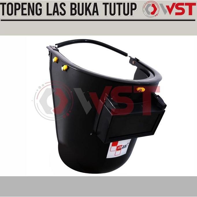 Maxi Topeng Las Buka Tutup / Kap Las / Kedok Las / Helm Las