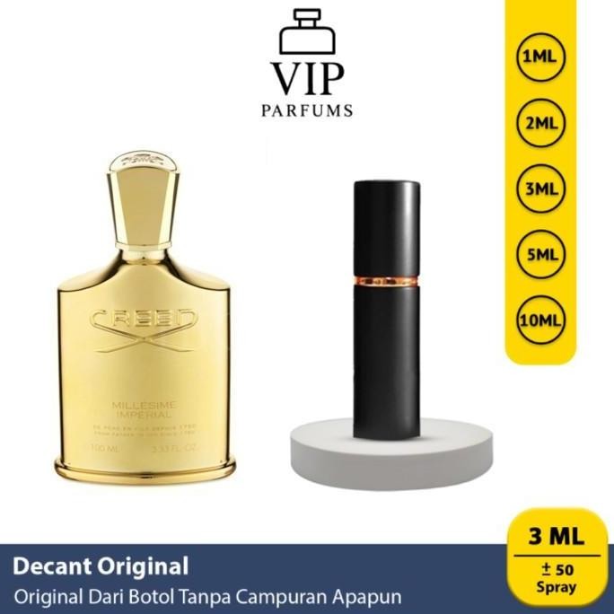 Decant Parfum Creed Millesime Imperial 3Ml 5Ml 10Ml Kualitas Terbaik Harga Termurah