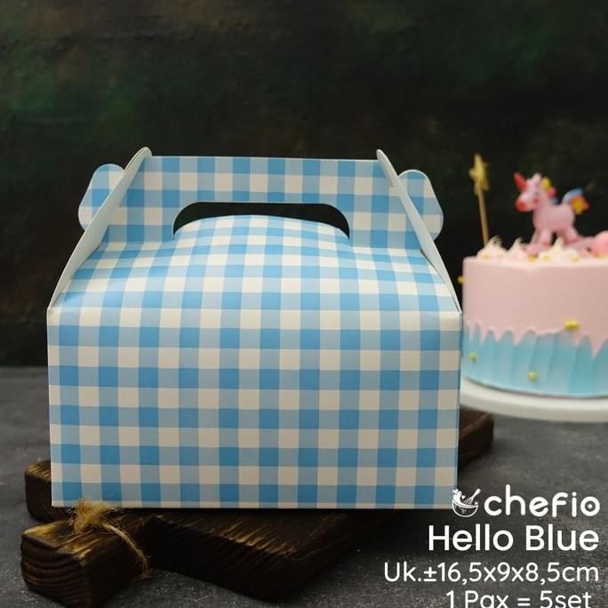 

Termurah Gable Box Dus Kue Box Hamper Snack Roti Cake Dus TentengKadoSouvenir Uj-32