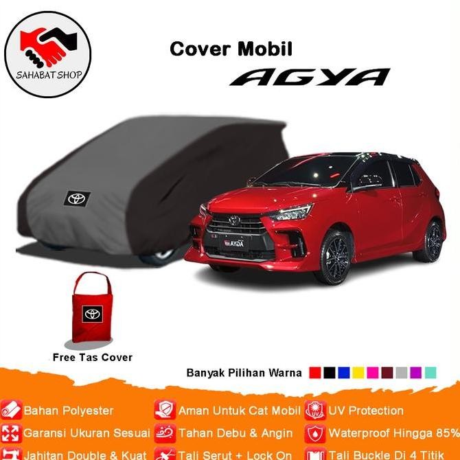 Body Cover Mobil Toyota Agya Sarung Mobil Agya Trd Selimut Mobil Agya Original