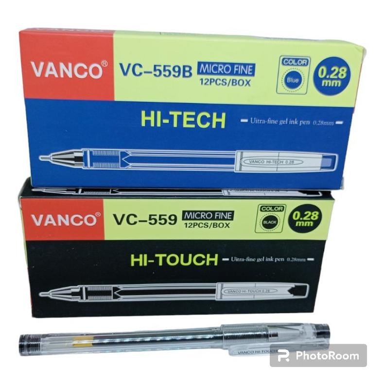 

Kuke (12 Pcs) Pulpen Vanco Vc-559/Pulpen Hi-Tech Vanco Tw39