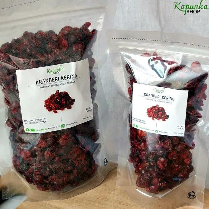 

Dried Cranberry 250 gr/ Cranberry Merah kering 250gr