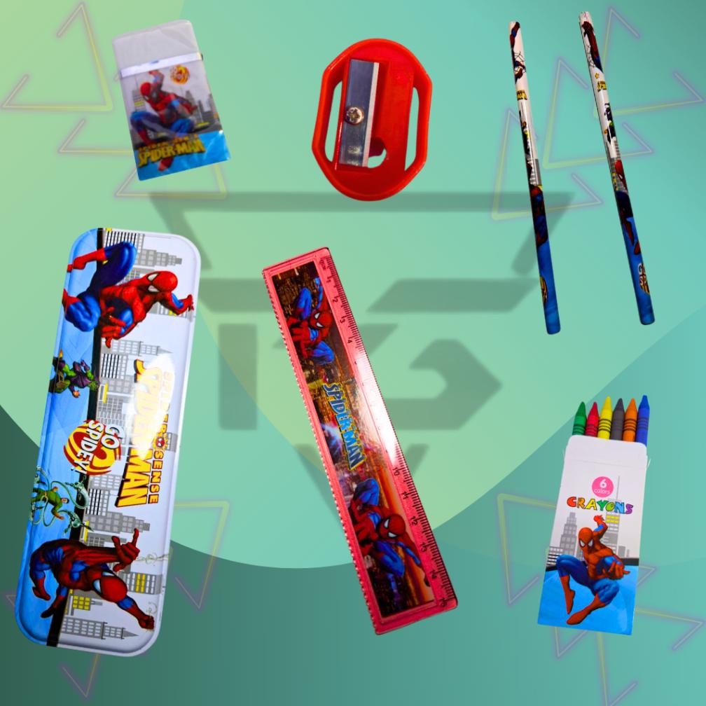 

Cod Set Lengkap Alat Tulis Anak Spiderman & Friends 8015 Stationery Perlengkapan Anak Sekolah Laki Laki T-56