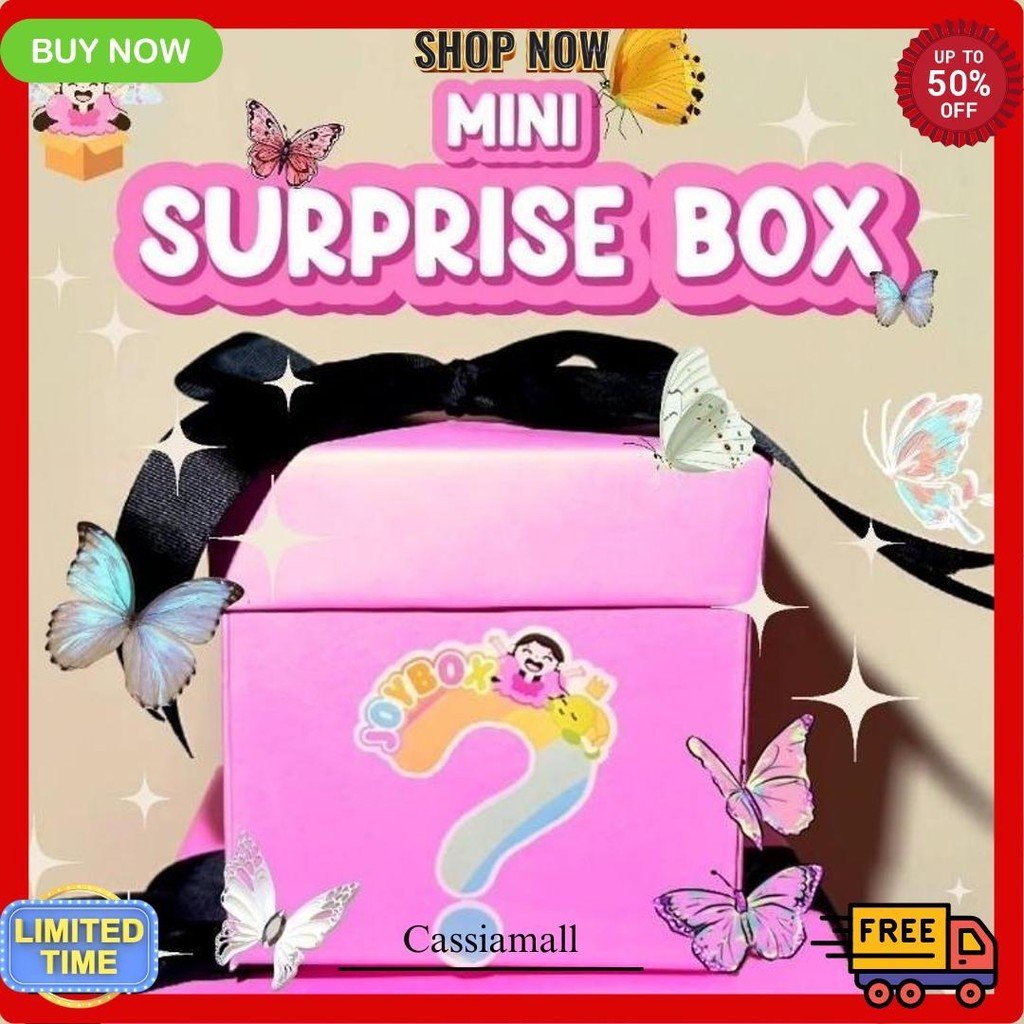 

Mini Surprise Box Flying Butterfly By Joybox / Gift Box Kado Ulang Tahun Anak Kejutan / Explosion Box Kejutan Gratis Ongkir