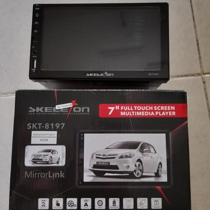 HEAD UNIT/ DOUBLE DIN SKELETON SKT-8197 UNIVERSAL ORIGINAL DAN TERPERCAYA