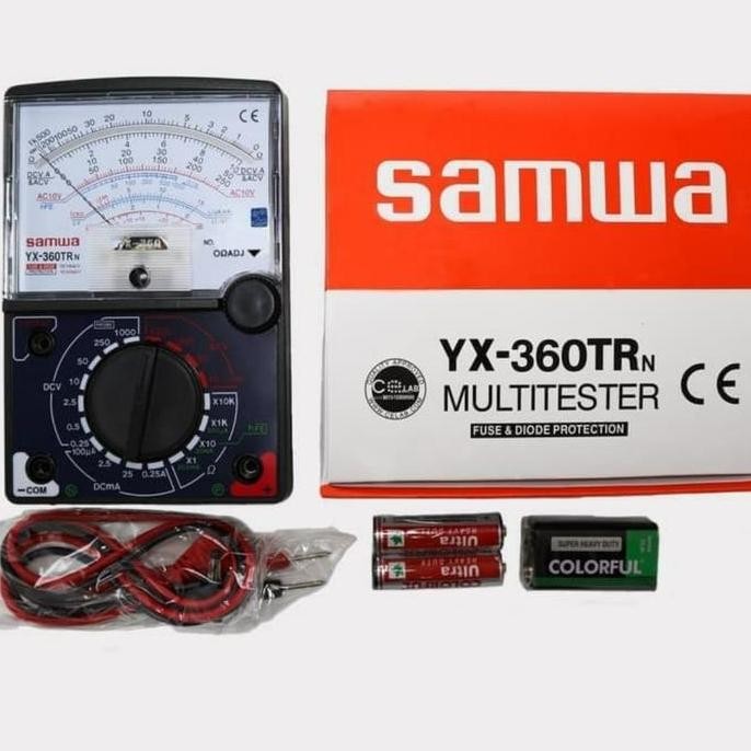 MULTITESTER ANALOG SAMWA YX360TR MULTITESTER AVOMETER ANALOG SAMWA ORIGINAL DAN TERPERCAYA