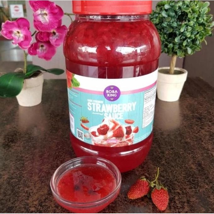 Strawberry Jam / Strawberry Sauce / Selai Strawberry Boba King