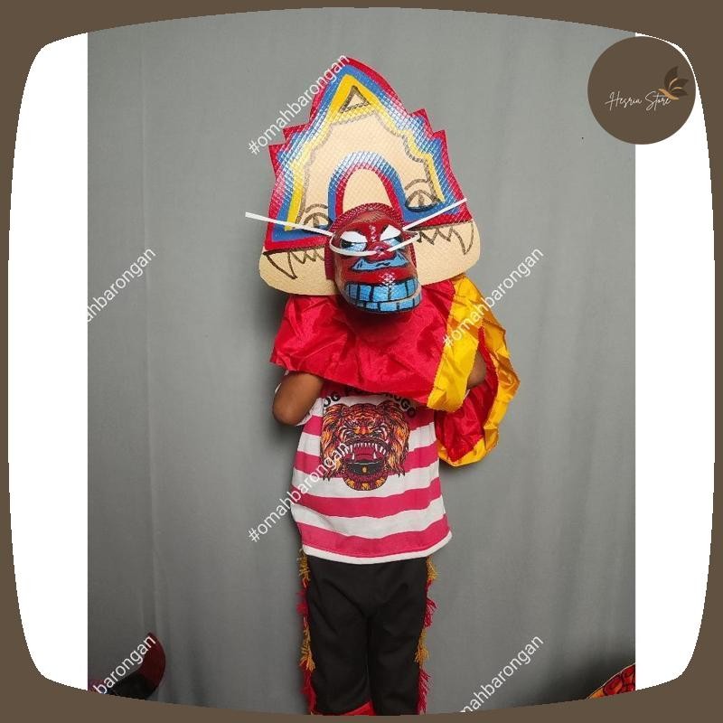 Bagus Barongan Anak Devil Caplokan Satu Set Baju Reog Viral Kekinian Terbaru 2025 NA-19