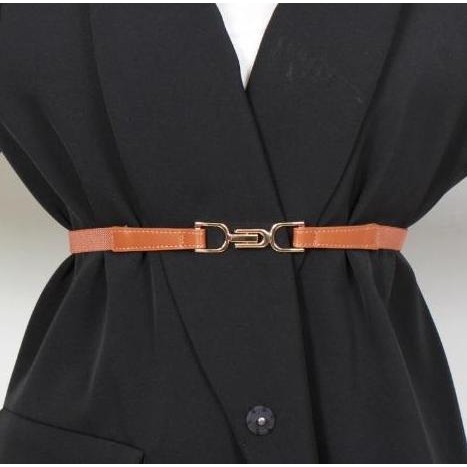 DF83 }} TP2011 Ikat Pinggang Sabuk Wanita Fashion Korea Gesper Kecil Ring Belt Gaya Outfit Casual El