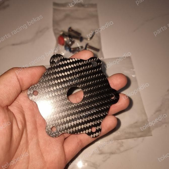 tutup kelekson stir racing nardi carbon asli Original