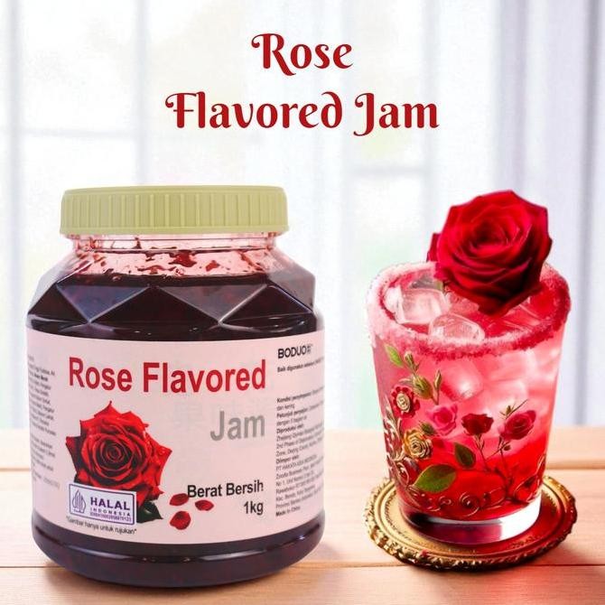 

Boduo Premium Rose Flavored Jam - Mawar Selai 1kg