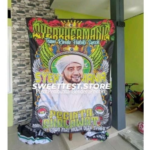Sale 1 Hari Jadi + Free Sticker, Terlaris + Termurah, Bendera Majelis (Syekhermania, Mafia Sholawat 