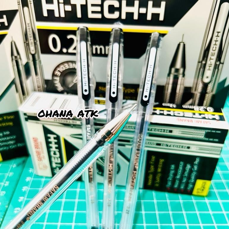 

Hot (1Pack) Pulpen/Gel Pen Hi-Tech H Safari Persegi 0,28 Mm Safari Kenko An-147
