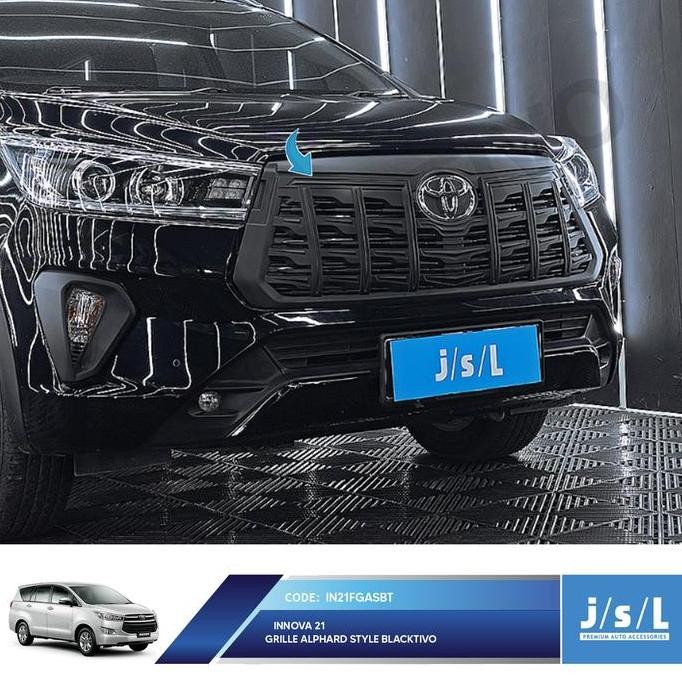 TERLARIS - Gril Innova Reborn 2 Front Grille Alphard Blacktivo Phantom Black