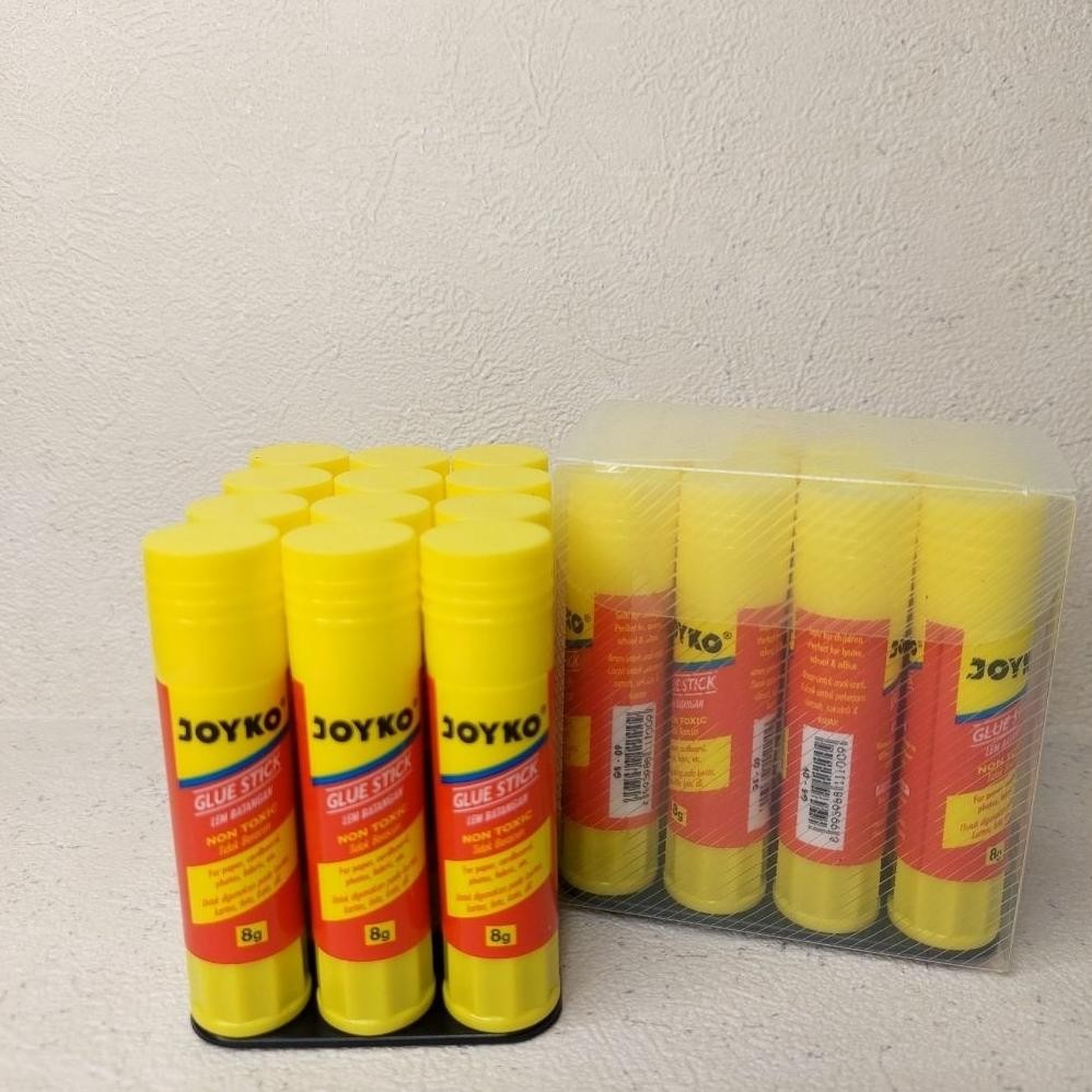 

Ct_C1077 Lem Stick Glue 8G Joyko Gs-09 /Perpak Isi 12 Lem Eqw-68