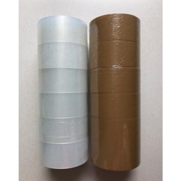 

Kuke (1Slop= 6Pc) Lakban 100 Yard 2 Inch Isolasi Bening Coklat Be-120