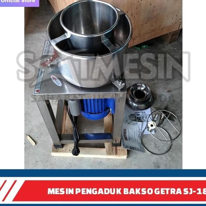 Satmesin Mesin Pengaduk Adonan Bakso (SJ-18) Getra