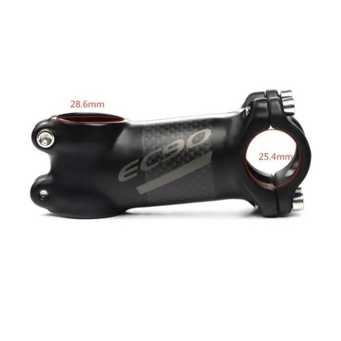 Premium EC90 Stem Size 25.4mm Alloy Carbon Handlebar Stem Sepeda Pushbike Balance Bike BMX High Qual