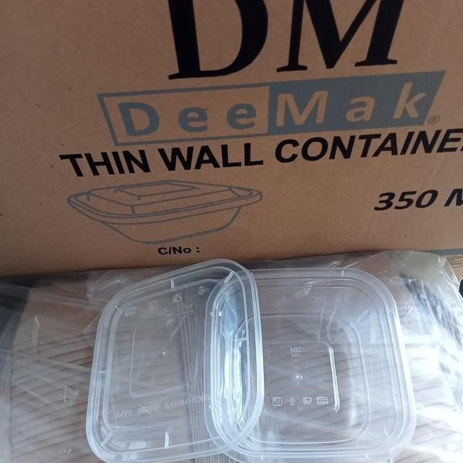 Thinwall DM 350 Square / Thinwall SQ 350 ml / Thinwall kotak 350 ml