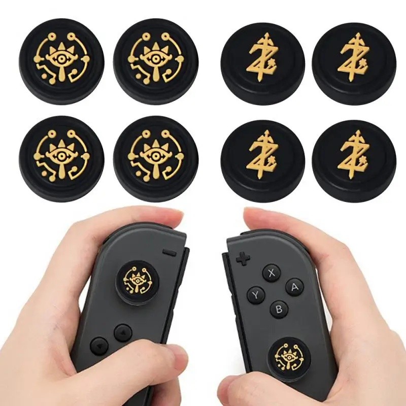

4 pcs Cap Pegangan Tongkat Jempol Untuk Nintendo Switch / Switch Lite / Switch OLED Joystick Kasus P