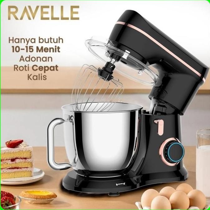 RAVELLE Standing Mixer Berdiri Kapasitas Besar 4.5 Liter Low Watt