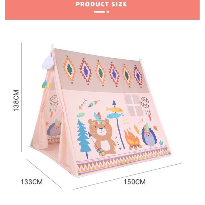 TENDA ANAK RUMAH LIPAT TENDA MAIN ANAK OUTDOOR / INDOOR SEA HORSE