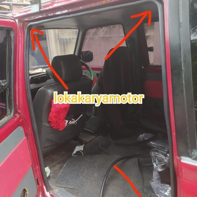 TERLARIS - (set)FULLSET KARET PEREDAM BODY PINTU MOBIL TOYOTA KIJANG SUPER GRAND