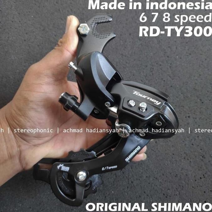 Promo BISA 6 7 8 speed.. RD SHIMANO Tourney TY300 RD jepit 7 speed 8 speed COD