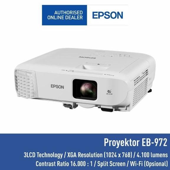 Promo Proyektor Epson Eb-972 Epson Eb972 Eb 972 Garansi Resmi Berkualitas