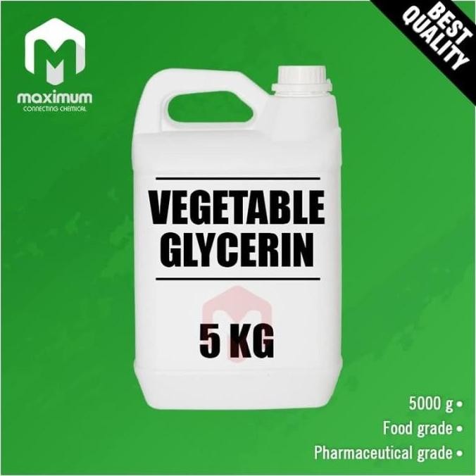 

Gliserin Nabati / Vg / Vegetable Glycerin Pharmateutical Grade - 5 Kg