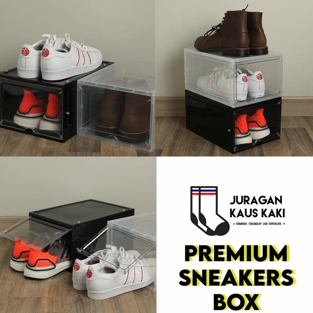 Kotak Sepatu Premium Sneakers Box Display Shoe Box Adidas Nike Jordan aSt