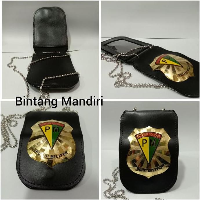 Dompet Pria Terbaru Dompet Kta Polisi Militer Dompet Kta + Kalung Pm Id Card Kta Pm