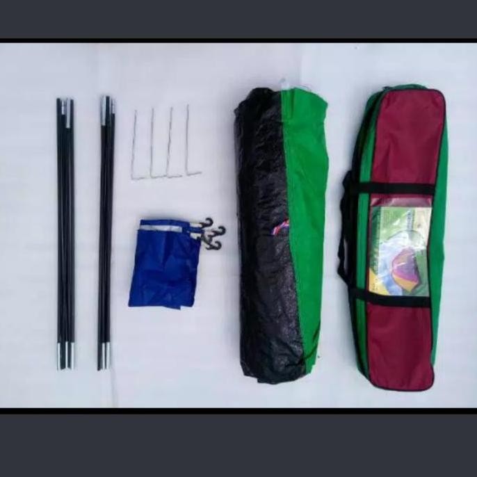 TENDA CAMPING DOME 2P SINGLE LAYER 2-3-4 ORANG kemping anak dewasa