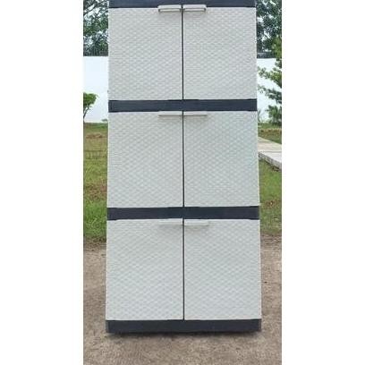 Lemari plastik akako mini susun 3 BIlpin Akako