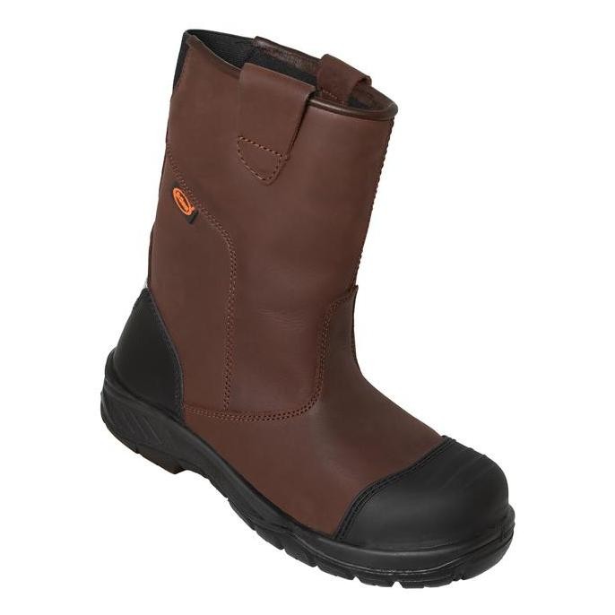 Dr OSHA Mustang 3373 S2 Composite Waterproof Safety Shoes Boot - Brown