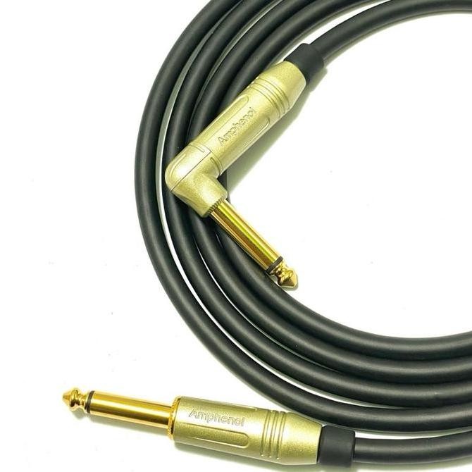 kabel Jack gitar 2 meter mogami 2524 & amphenol TERBATAS
