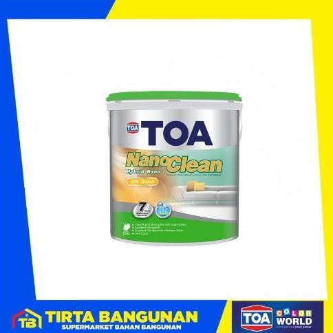 TOA NANO CLEAN SILK TOUCH INTERIOR CAT TEMBOK TINTING HARGA BY REQUEST