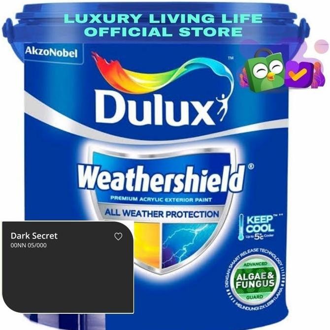 Dulux Weathershield Dark Secret 20L Pail Tinting CSS Exterior