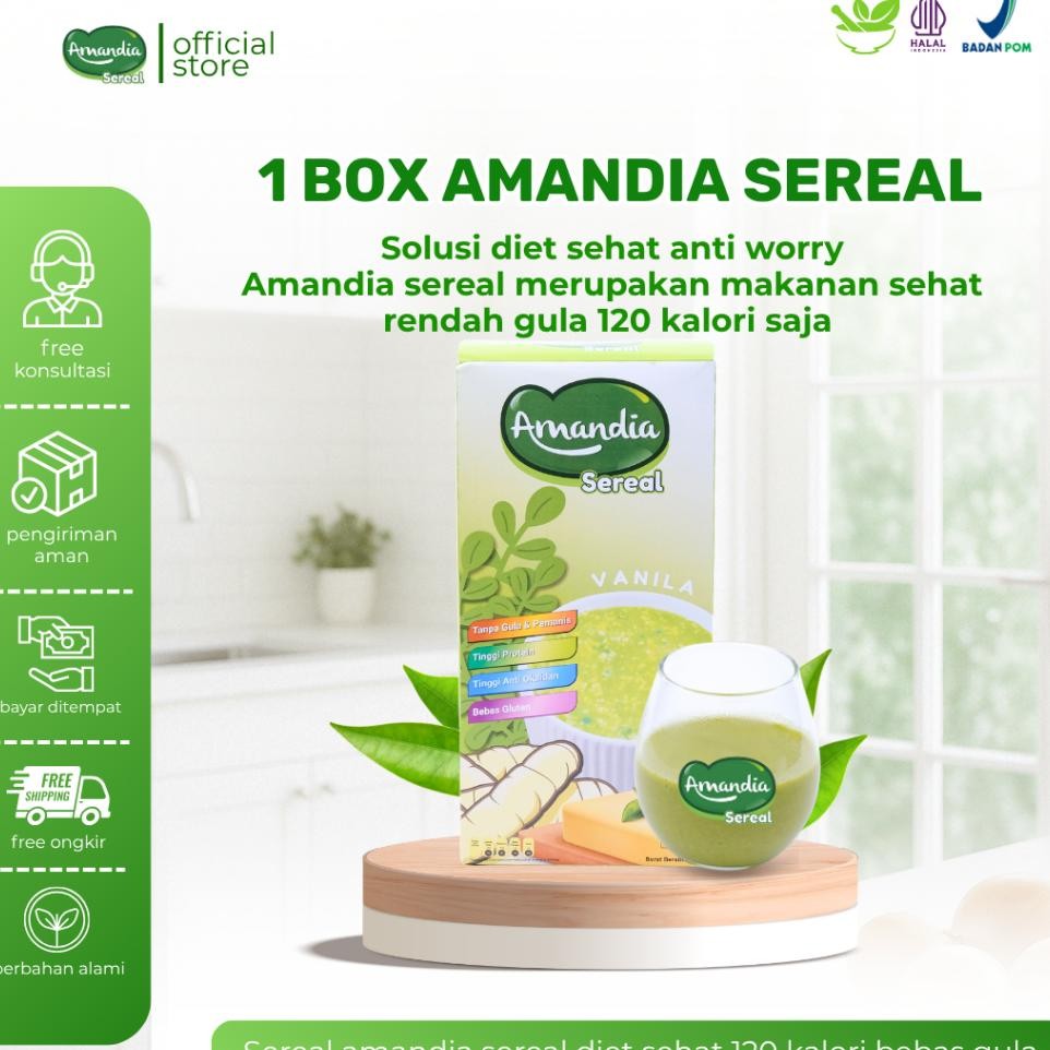 

Amandia Sereal Merupakan Makanan Sehat Rendah Gula Tinggi Serat Bantu Turunkan Berat Badan