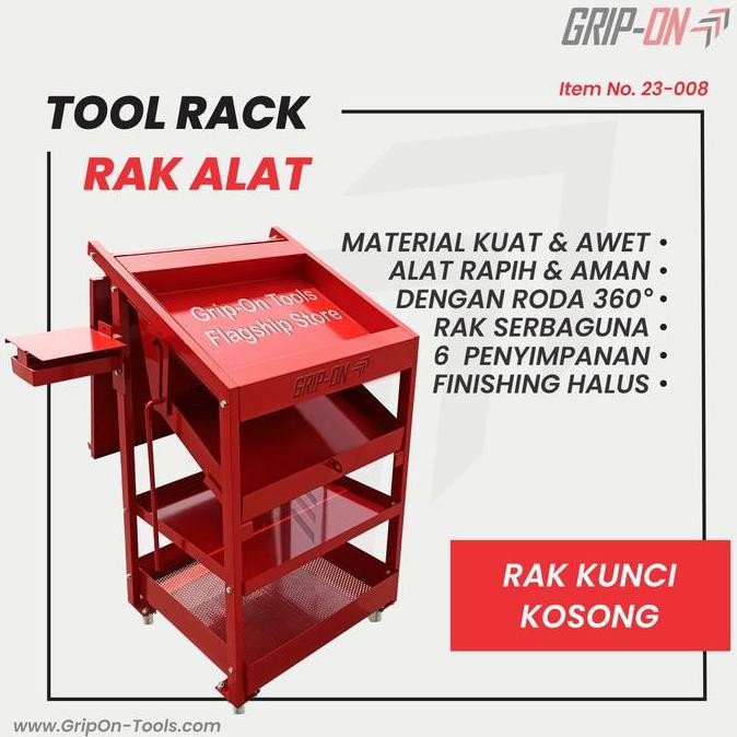 GRIP-ON TOOL RACK RAK ALAT BENGKEL RAK PERKAKAS TOOLRACK CART STORAGE