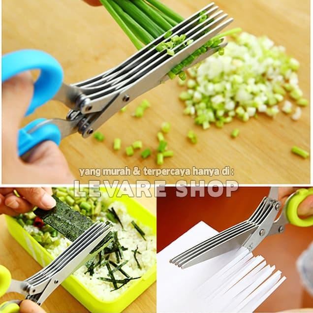 

Grosir Gunting Dapur Pemotong Daun Bawang Seledri N Kertas Multi La
