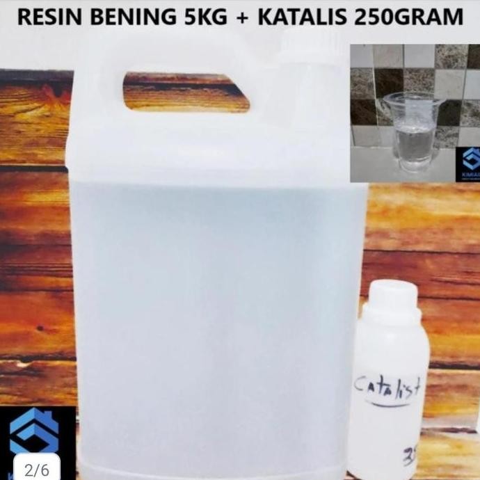 

resin Benin FL versi 108 justus kemasan 5kg set sudah dapat katalis 100cc